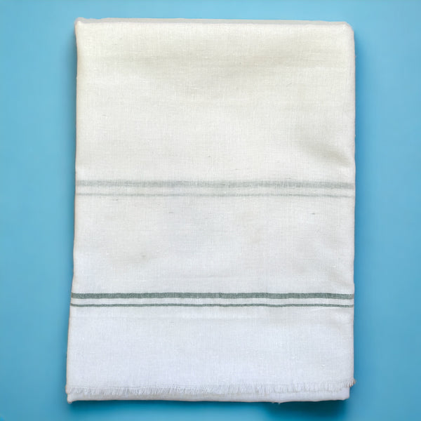 100cm×200cm　コットンカディ、手織り布、タオル　KHADI COTTON BATH TOWEL