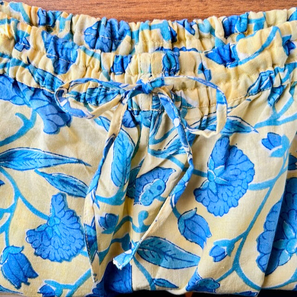SOMA  ブロックプリントショートパンツ  2サイズ / Short pants, Shorts, Indian block print