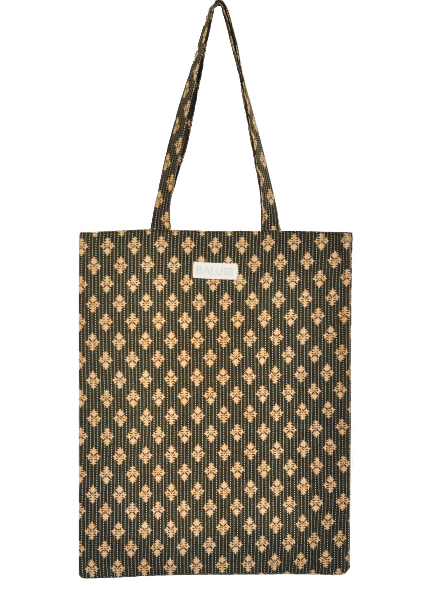 トート　バッグ　ブロックプリント　アジュラク　Bag BLOCK PRINT AJRAKH