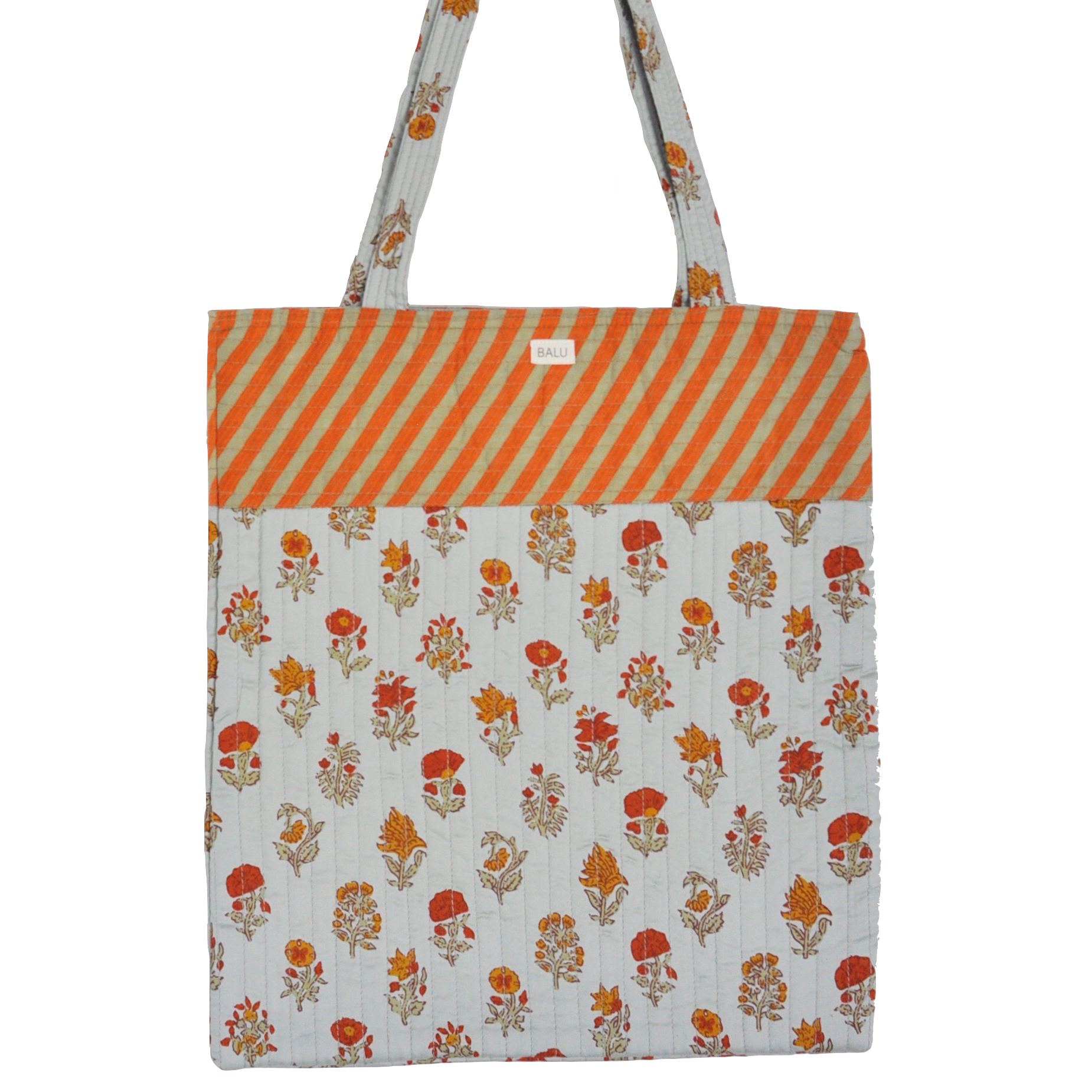 ブロックプリント　バッグ BLOCK PRINT BAG