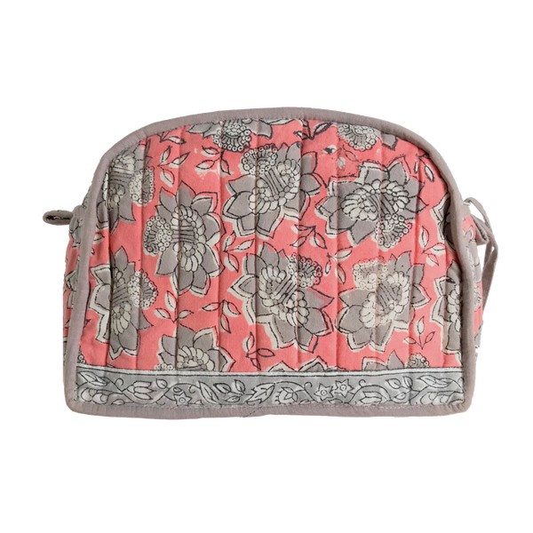 ソーマ　ブロックプリント　ポーチ　SOMA BLOCK PRINT POUCH