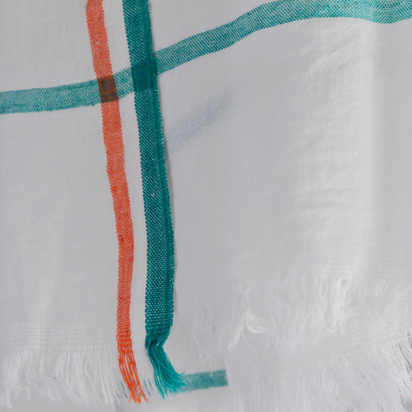 カディ・手織り、薄地ガムチャタオル／温泉タオル　KHADI COTTON GAMCHA BATH TOWEL
