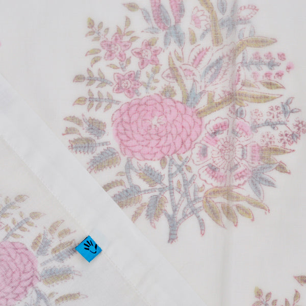 おくるみ　ベビーブランケット　ブロックプリント　インド　BABY BLANKET